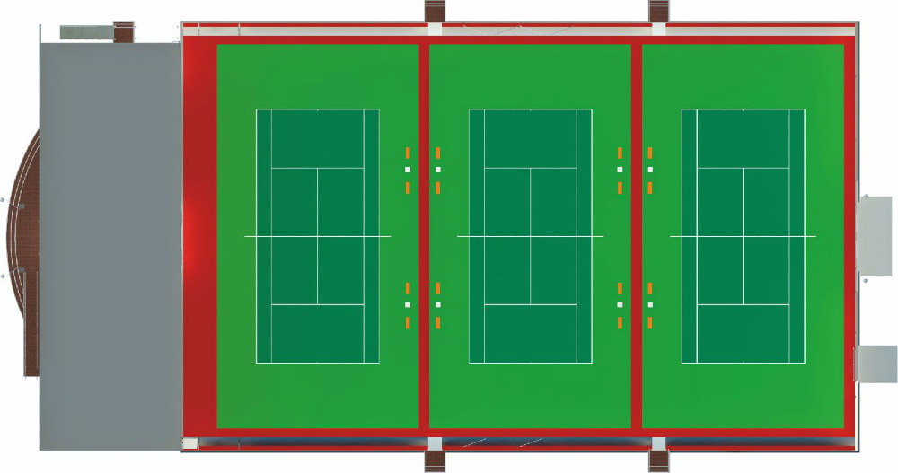 Теннисные корты в Новом Уренгое